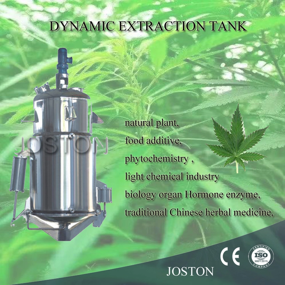 Joston Double Jacket Dynamic Hemp Solvent Percolator Extractor Extract Extraction Tank