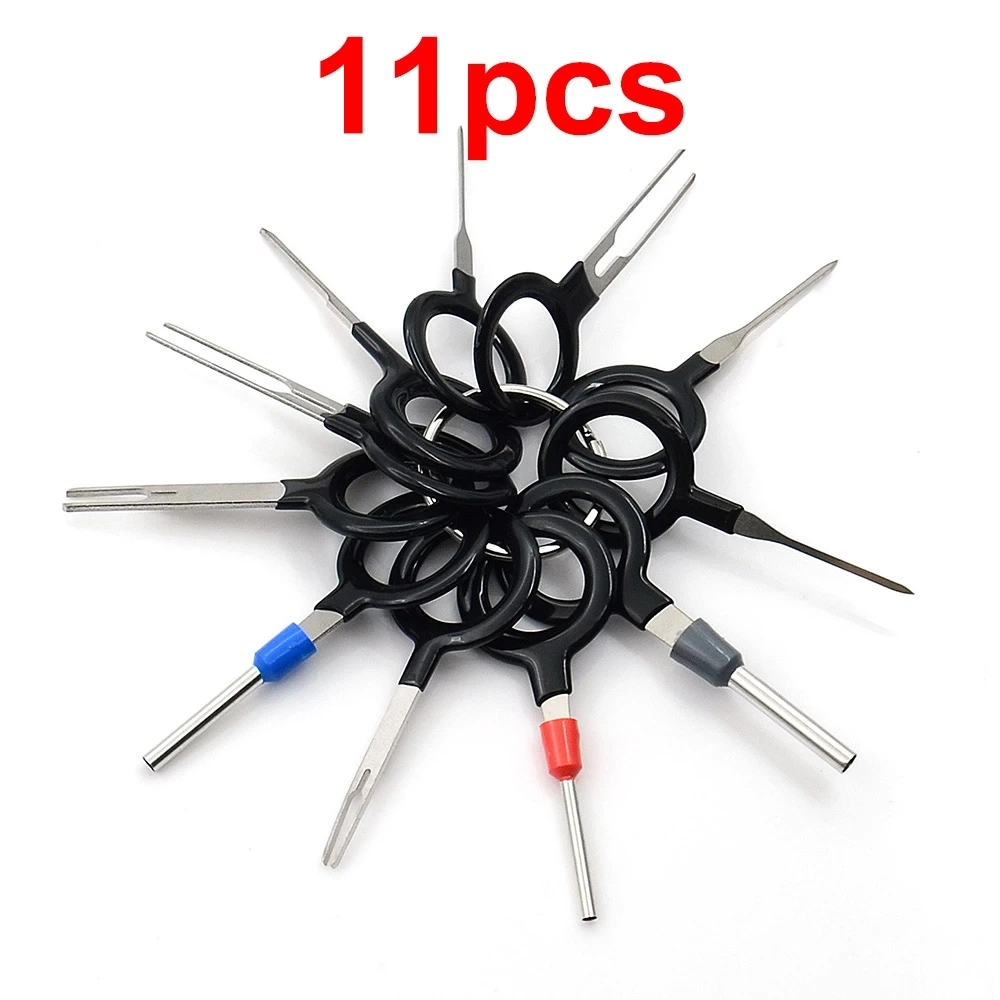 3/8/18/38/41PCS Car Terminal Removal Tool Wire Plug Connector Extractor Puller Release Pin Extractor Kit for Car Plug Repair Tool