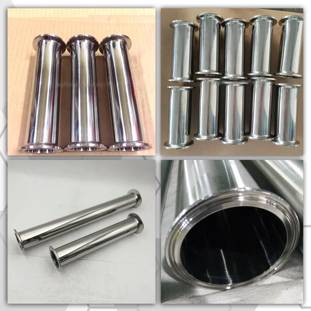 Stainless Steel Short Type Round Polished Pipe Spool with PTFE in-Lined