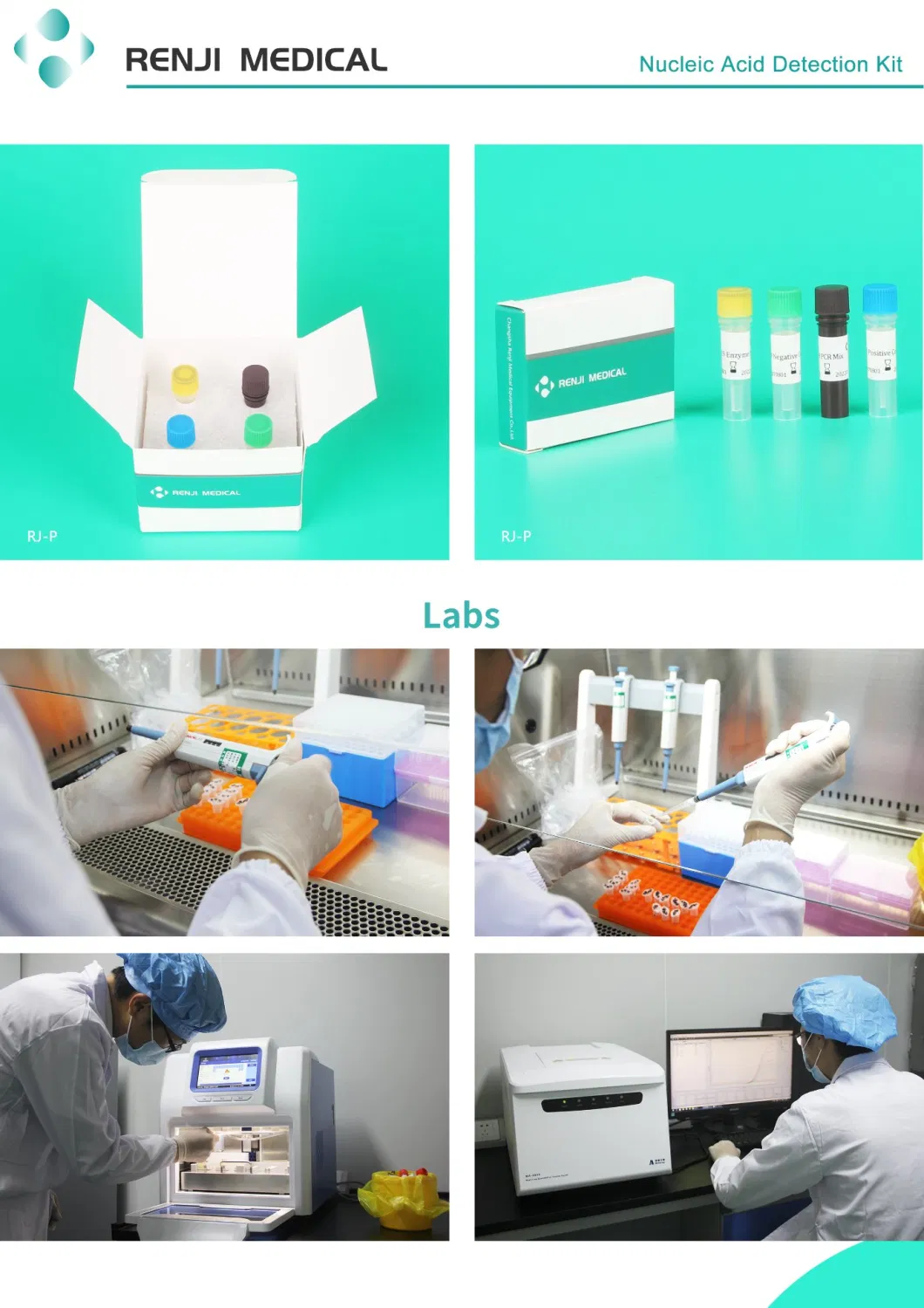 Medical Reagents for Automatic Extractor Machine Viral Rna&DNA Extraction Kit Diagnostic Kit