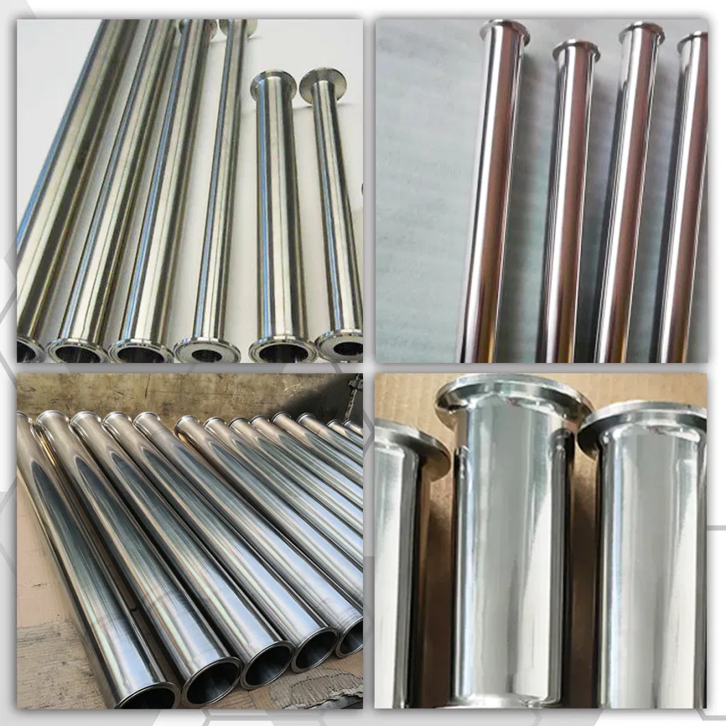 Stainless Steel Alloy Sanitary Large Caliber Long Type Pipe Spool for Food Industry