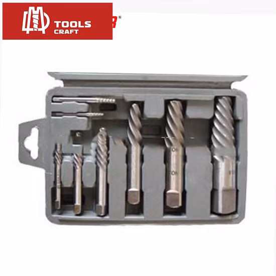 5 PCS Damaged Screw Extractor Bolt Stud Remover Tool Kit
