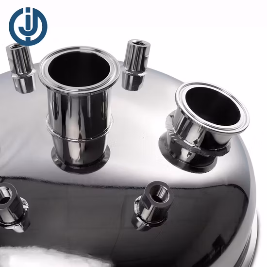Stainless Steel Sanitary Customized Non Standard Tank Round Lids for Extractor