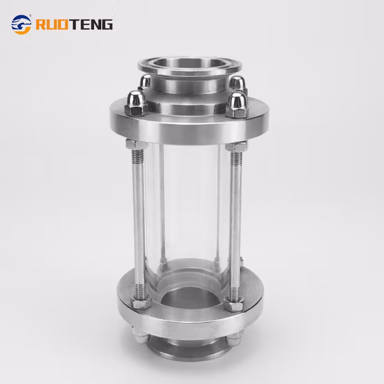 Sanitary Tank Accessory Straight Jacketed Tri Clamp Sight Glass