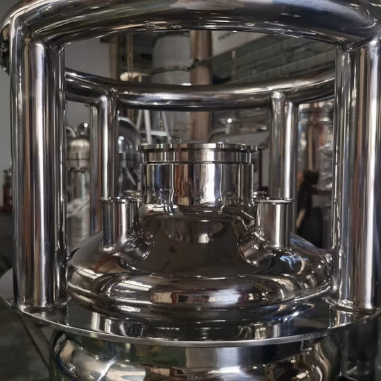 Stainless Steel Pipe Fittings Water Solvent Tank with DIP Tube for Closed Loop Extractor
